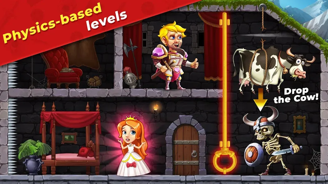Скачать Mr. Knight: Pin Puzzles бесплатно — Безлимитные подсказки и монеты — скриншот 5 Скачать Mr. Knight: Pin Puzzles бесплатно — Безлимитные подсказки и монеты — скриншот 5