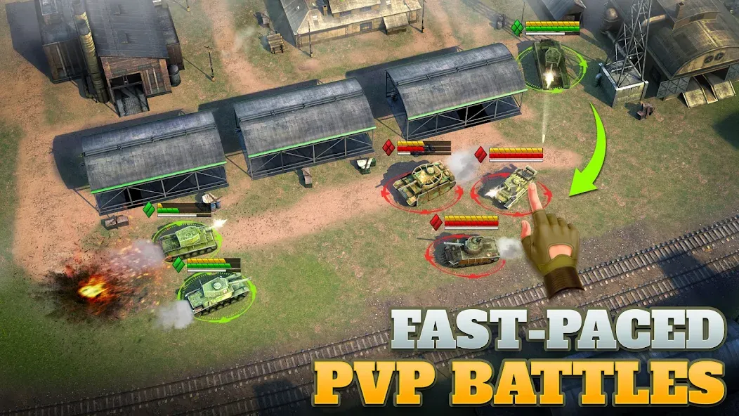 Скачать Tanks Charge: Online PvP Arena — Безлимитные деньги и усиленная броня — скриншот 3 Скачать Tanks Charge: Online PvP Arena — Безлимитные деньги и усиленная броня — скриншот 3