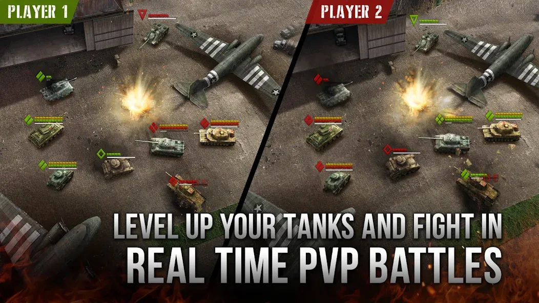 Armor Age: WW2 tank strategy — взломанная версия, Безлимитные деньги и открыты все уровни — скриншот 3 Armor Age: WW2 tank strategy — взломанная версия, Безлимитные деньги и открыты все уровни — скриншот 3