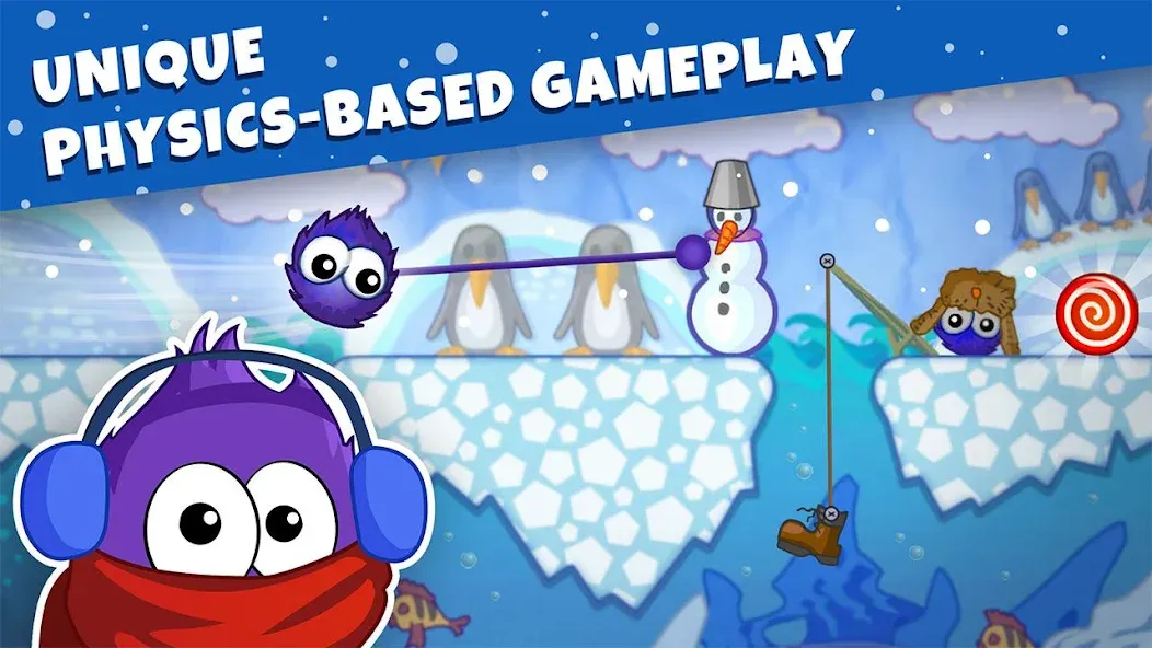 Catch the Candy: Winter Story! MOD APK скачать на Андроид — Зимние уровни и бесконечные конфеты — скриншот 2 Catch the Candy: Winter Story! MOD APK скачать на Андроид — Зимние уровни и бесконечные конфеты — скриншот 2