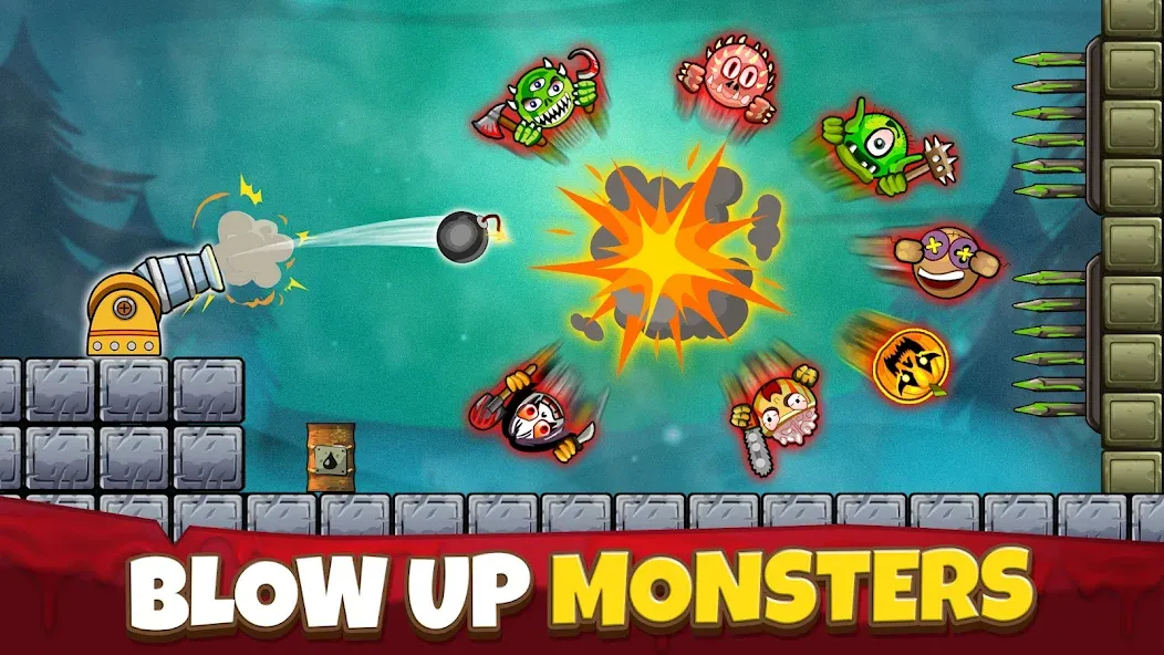 Crush the Monsters:Foul Puzzle — Безлимитные деньги и все уровни, скачать мод APK — скриншот 1 Crush the Monsters:Foul Puzzle — Безлимитные деньги и все уровни, скачать мод APK — скриншот 1