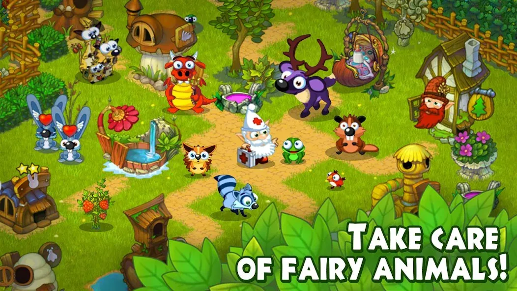 Скачать взлом Animal Village: Forest Ranch — Безлимитные монеты и ресурсы — скриншот 3