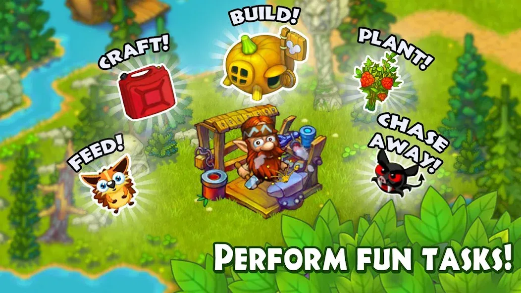 Скачать взлом Animal Village: Forest Ranch — Безлимитные монеты и ресурсы — скриншот 4