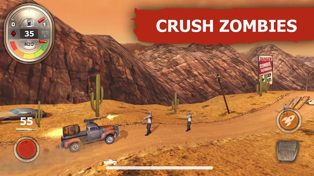 Скачать Zombie Derby — Безлимитные деньги и топливо — скриншот 1 Скачать Zombie Derby — Безлимитные деньги и топливо — скриншот 1