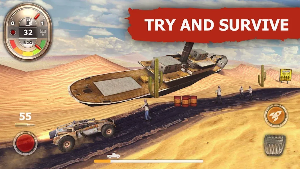 Скачать Zombie Derby — Безлимитные деньги и топливо — скриншот 5 Скачать Zombie Derby — Безлимитные деньги и топливо — скриншот 5