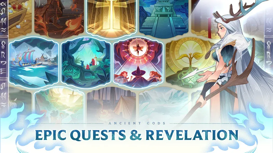 Скачать Ancient Gods: Card Battle RPG мод — Безлимитные ресурсы и открытые карты — скриншот 4 Скачать Ancient Gods: Card Battle RPG мод — Безлимитные ресурсы и открытые карты — скриншот 4