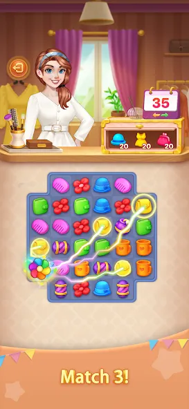 Hey Beauty: Love & Puzzle — взломанная версия, Безлимитные монеты и открыты все уровни — скриншот 3