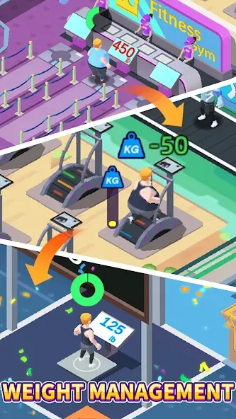 Скачать Fitness Club Tycoon последней версии — Безлимитные деньги и энергия — скриншот 1 Скачать Fitness Club Tycoon последней версии — Безлимитные деньги и энергия — скриншот 1