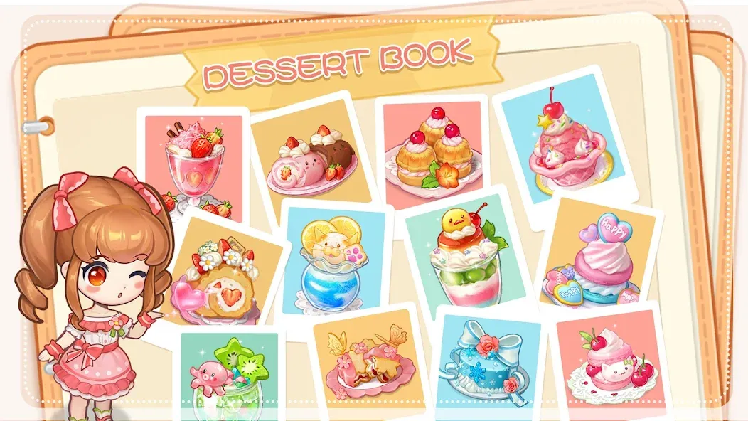 Happy Desserts! (Мод: Много денег и алмазов) — скачать на Андроид — скриншот 3 Happy Desserts! (Мод: Много денег и алмазов) — скачать на Андроид — скриншот 3