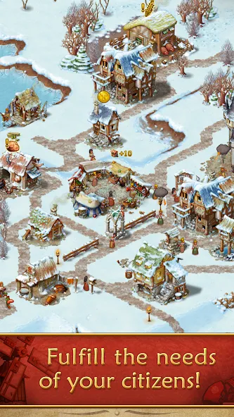 Скачать Townsmen — Безлимитные ресурсы и деньги — скриншот 3