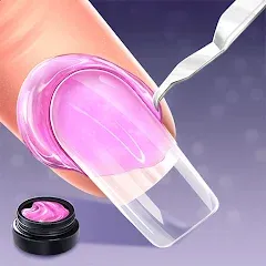 Nail Salon Fashion Makeup Game на телефон — скачать мод: Безлимитные деньги и все предметы открыты