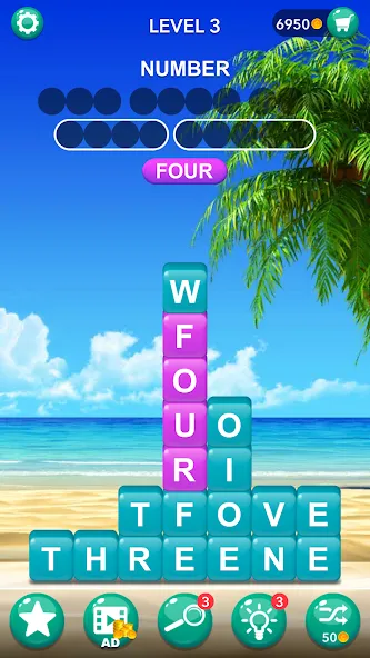 Word Tiles :Hidden Word Search взлом на Андроид — Безлимитные подсказки и открыты уровни — скриншот 1 Word Tiles :Hidden Word Search взлом на Андроид — Безлимитные подсказки и открыты уровни — скриншот 1