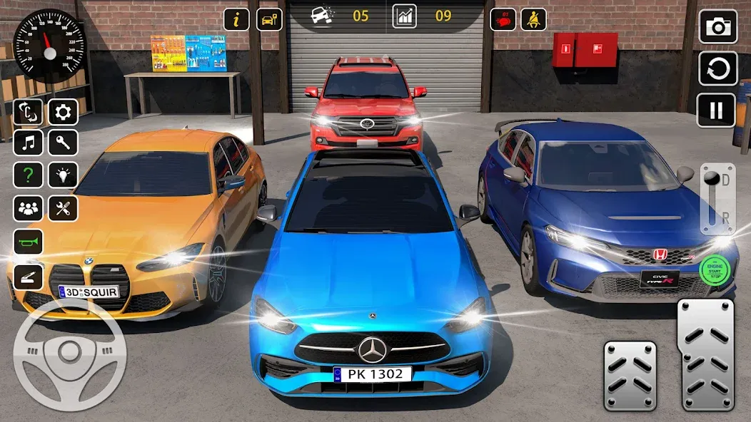 Super Car Parking 3d Games (Мод: Безлимитные деньги и все машины) — скачать на Андроид — скриншот 5 Super Car Parking 3d Games (Мод: Безлимитные деньги и все машины) — скачать на Андроид — скриншот 5