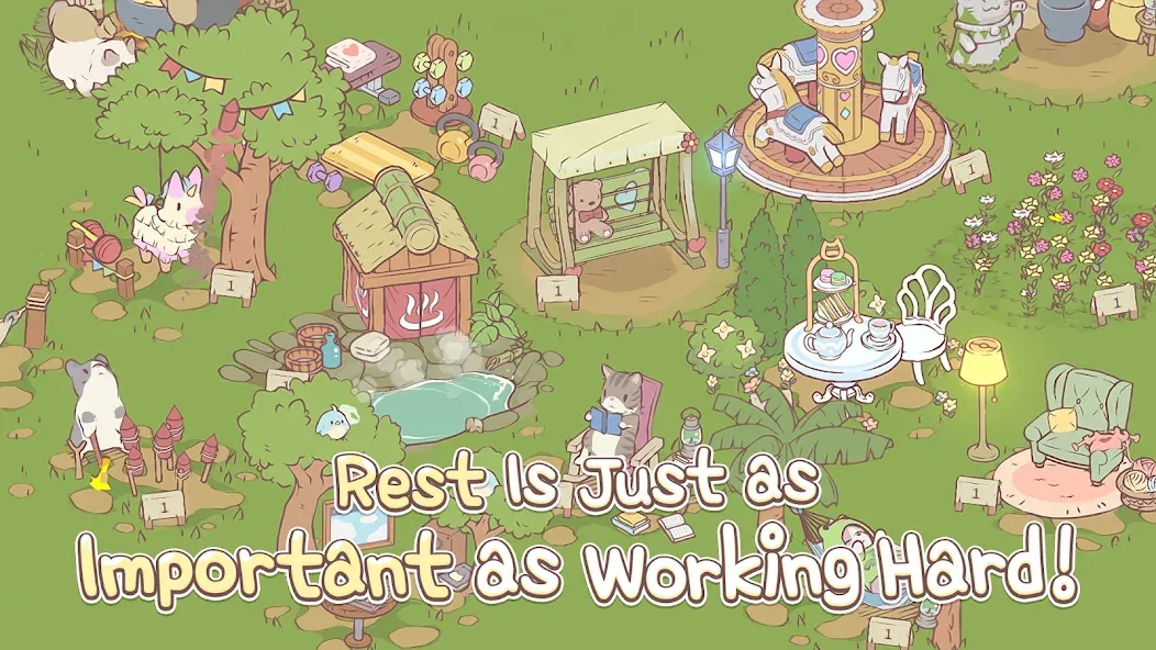 Cats & Soup - Cute Cat Game мод на Андроид: Много денег и ресурсов — скриншот 3 Cats & Soup - Cute Cat Game мод на Андроид: Много денег и ресурсов — скриншот 3