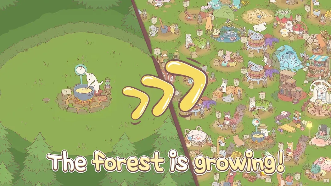 Cats & Soup - Cute Cat Game мод на Андроид: Много денег и ресурсов — скриншот 5 Cats & Soup - Cute Cat Game мод на Андроид: Много денег и ресурсов — скриншот 5