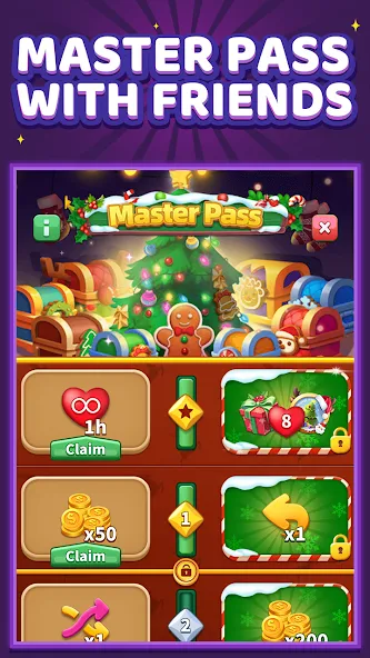 Tile Master 3D® - Triple Match на телефон — скачать мод: Безлимитные монеты и все уровни — скриншот 4