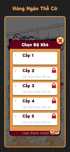 Cờ Thế Khó Nhất - Cờ Offline — Все задачи разблокированы и без рекламы, скачать мод APK — скриншот 2 Cờ Thế Khó Nhất - Cờ Offline — Все задачи разблокированы и без рекламы, скачать мод APK — скриншот 2