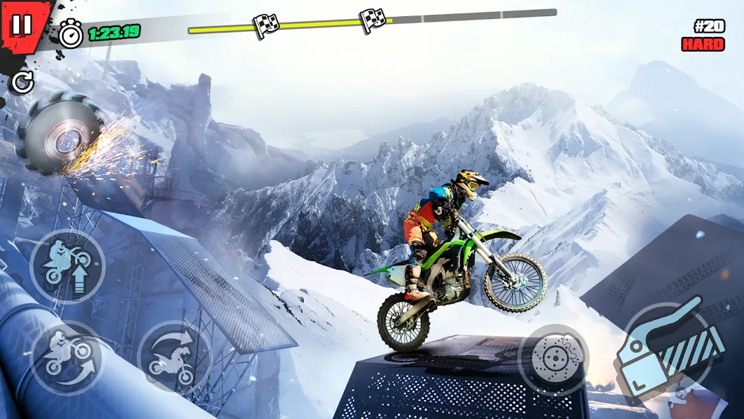 Скачать Trial Mania: Dirt Bike Games — Безлимитные монеты и открытые уровни — скриншот 3 Скачать Trial Mania: Dirt Bike Games — Безлимитные монеты и открытые уровни — скриншот 3
