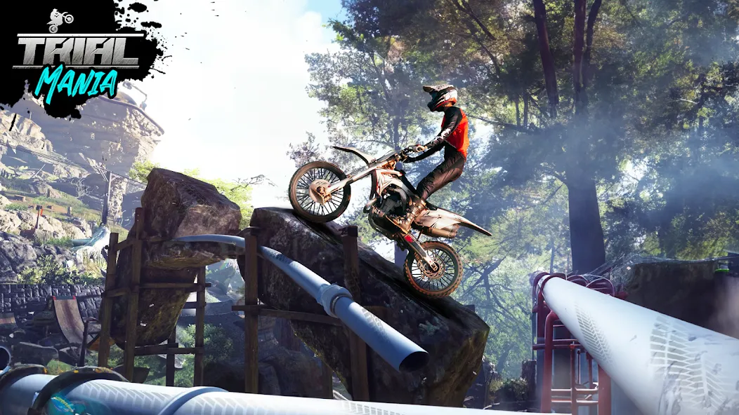 Скачать Trial Mania: Dirt Bike Games — Безлимитные монеты и открытые уровни — скриншот 5 Скачать Trial Mania: Dirt Bike Games — Безлимитные монеты и открытые уровни — скриншот 5