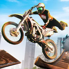 Скачать Trial Mania: Dirt Bike Games — Безлимитные монеты и открытые уровни