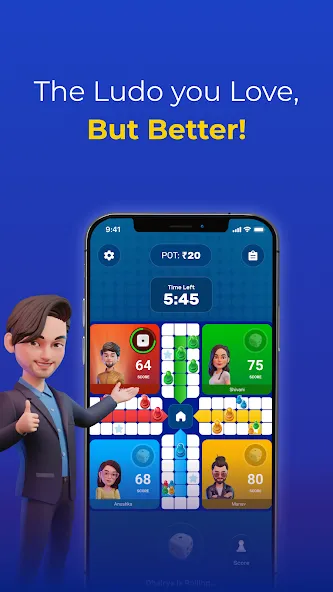 Play Ludo Game Online Win Cash — взломанная версия, Выигрыш реальных денег без ограничений — скриншот 5