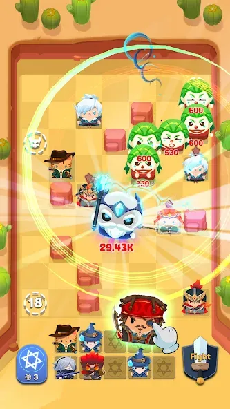 Cube Defender: Casual TD взлом APK — Безлимитные деньги и усиленные башни — скриншот 2