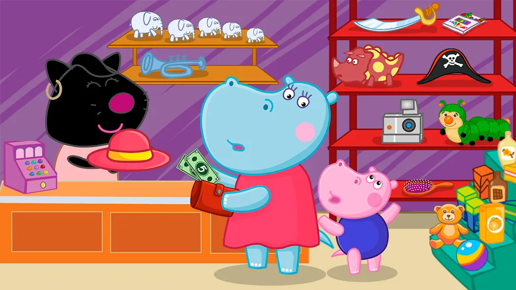 Скачать Hippo: Airport Profession Game — Все профессии и уровни открыты — скриншот 5
