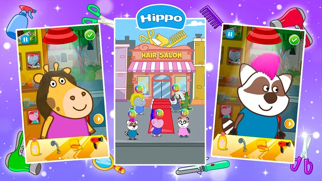 Мод Hair Salon: Fashion Games — Безлимитные деньги и все предметы открыты, скачать APK — скриншот 1