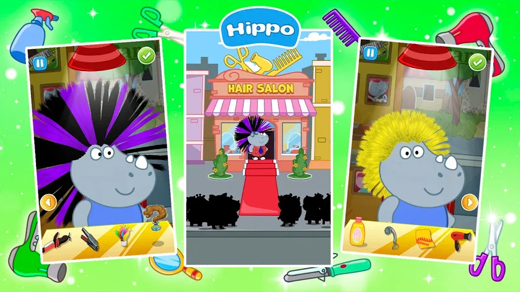 Мод Hair Salon: Fashion Games — Безлимитные деньги и все предметы открыты, скачать APK — скриншот 3