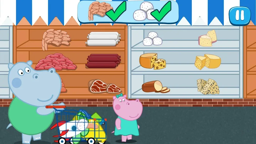 Скачать Kids Supermarket: Shopping последней версии — Безлимитные монеты и все товары доступны — скриншот 3 Скачать Kids Supermarket: Shopping последней версии — Безлимитные монеты и все товары доступны — скриншот 3