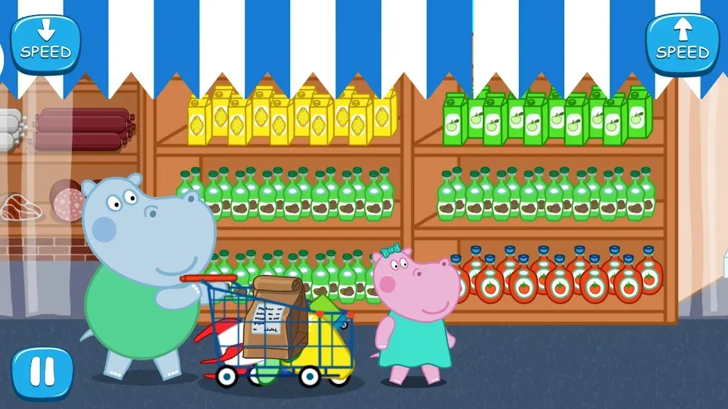 Скачать Kids Supermarket: Shopping последней версии — Безлимитные монеты и все товары доступны — скриншот 5 Скачать Kids Supermarket: Shopping последней версии — Безлимитные монеты и все товары доступны — скриншот 5