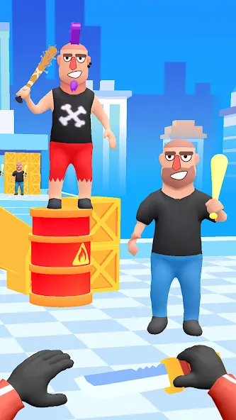 Hit Master 3D - Knife Assassin MOD APK скачать на Андроид — Безлимитные ножи и открыты уровни — скриншот 4 Hit Master 3D - Knife Assassin MOD APK скачать на Андроид — Безлимитные ножи и открыты уровни — скриншот 4