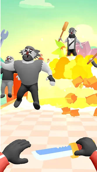 Hit Master 3D - Knife Assassin MOD APK скачать на Андроид — Безлимитные ножи и открыты уровни — скриншот 5 Hit Master 3D - Knife Assassin MOD APK скачать на Андроид — Безлимитные ножи и открыты уровни — скриншот 5