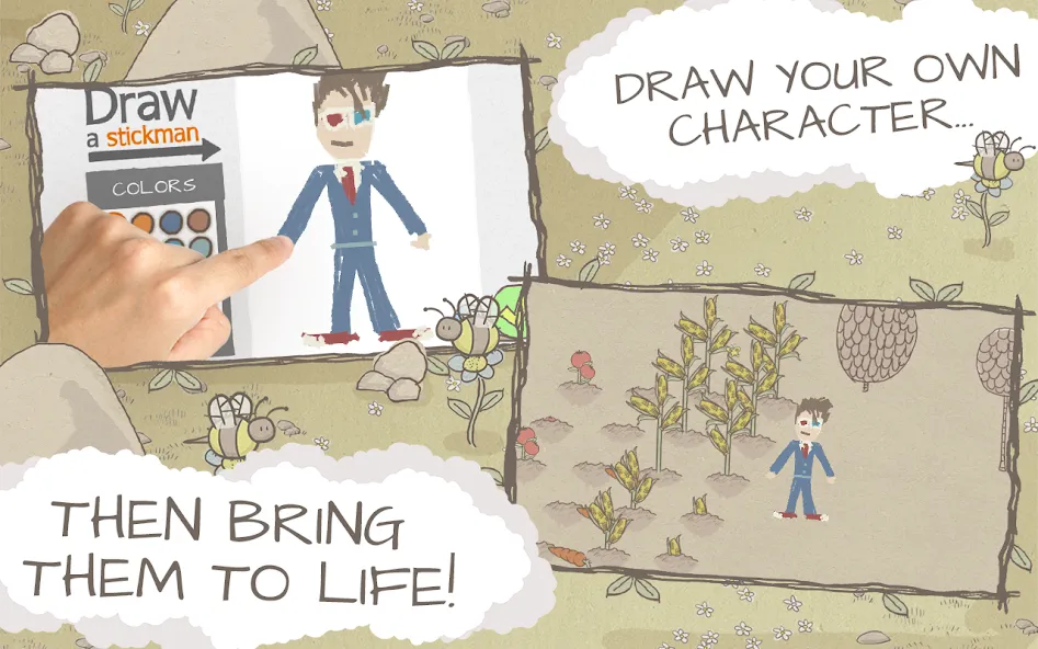 Скачать мод Draw a Stickman: EPIC Free — Безлимитные подсказки и открыты все уровни — скриншот 2