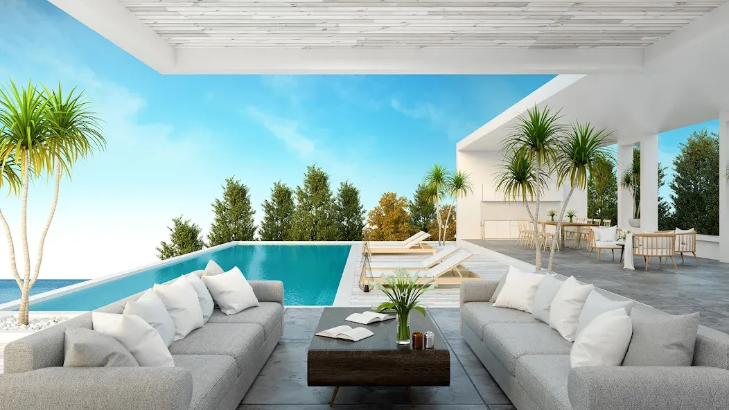 Home Design Dreams house games на телефон — скачать мод: Много денег и все уровни открыты — скриншот 1