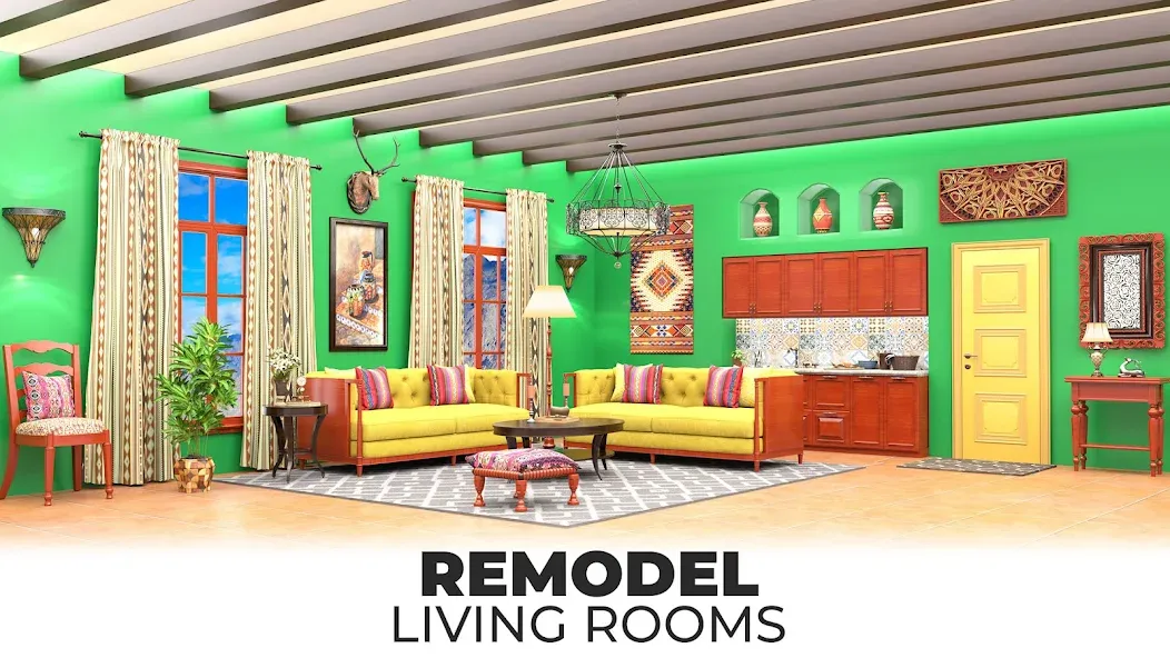 Мод My Home Makeover: House Design — Безлимитные деньги и все предметы открыты, скачать APK — скриншот 3 Мод My Home Makeover: House Design — Безлимитные деньги и все предметы открыты, скачать APK — скриншот 3