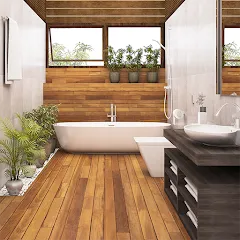 Мод My Home Makeover: House Design — Безлимитные деньги и все предметы открыты, скачать APK