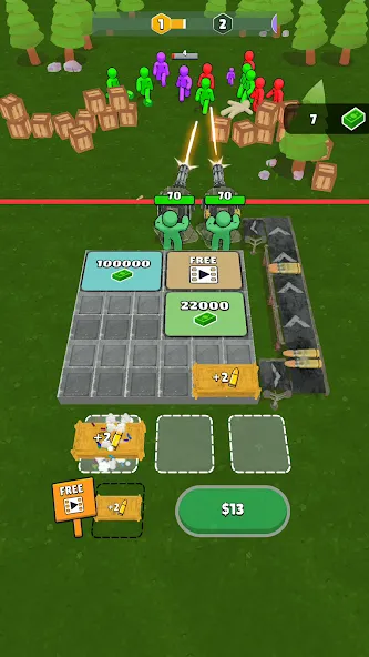 Ammo Fever: Tower Gun Defense MOD APK скачать на Андроид — Безлимитные патроны и усиленная башня — скриншот 5 Ammo Fever: Tower Gun Defense MOD APK скачать на Андроид — Безлимитные патроны и усиленная башня — скриншот 5