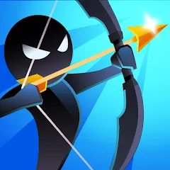 Stick Fight: Shadow Archer — взломанная версия, Безлимитные стрелы и усиленный урон