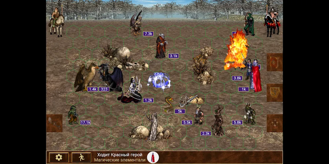 Heroes of might and magic 3 бесплатно на Андроид — мод: Безлимитные ресурсы и открытые карты — скриншот 2 Heroes of might and magic 3 бесплатно на Андроид — мод: Безлимитные ресурсы и открытые карты — скриншот 2