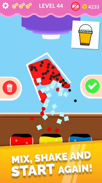 Bubble Tea! MOD APK: Бесконечные монеты и все рецепты — скриншот 4