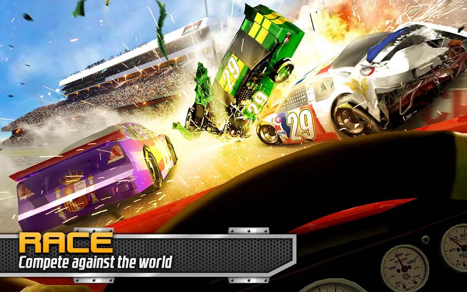 BIG WIN Racing — последняя версия с модом (Много денег и все машины) — скриншот 4