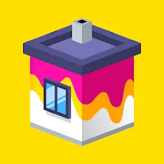 Скачать House Paint — Безлимитные деньги и все уровни открыты