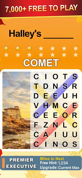 Мод Word Search World Traveler — Безлимитные подсказки и жизни, скачать APK — скриншот 1