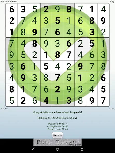 Скачать Droidoku - Andoku Puzzle последней версии — Подсказки и отмена ходов — скриншот 3 Скачать Droidoku - Andoku Puzzle последней версии — Подсказки и отмена ходов — скриншот 3