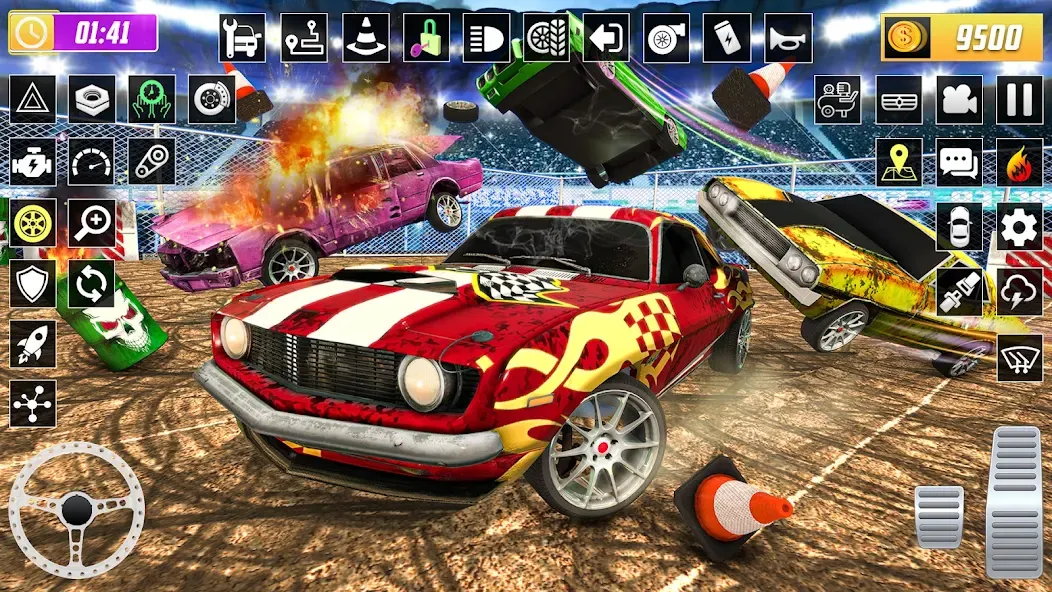 Скачать X Demolition Derby : Car Games мод — Безлимитные деньги и открыты все машины — скриншот 1 Скачать X Demolition Derby : Car Games мод — Безлимитные деньги и открыты все машины — скриншот 1