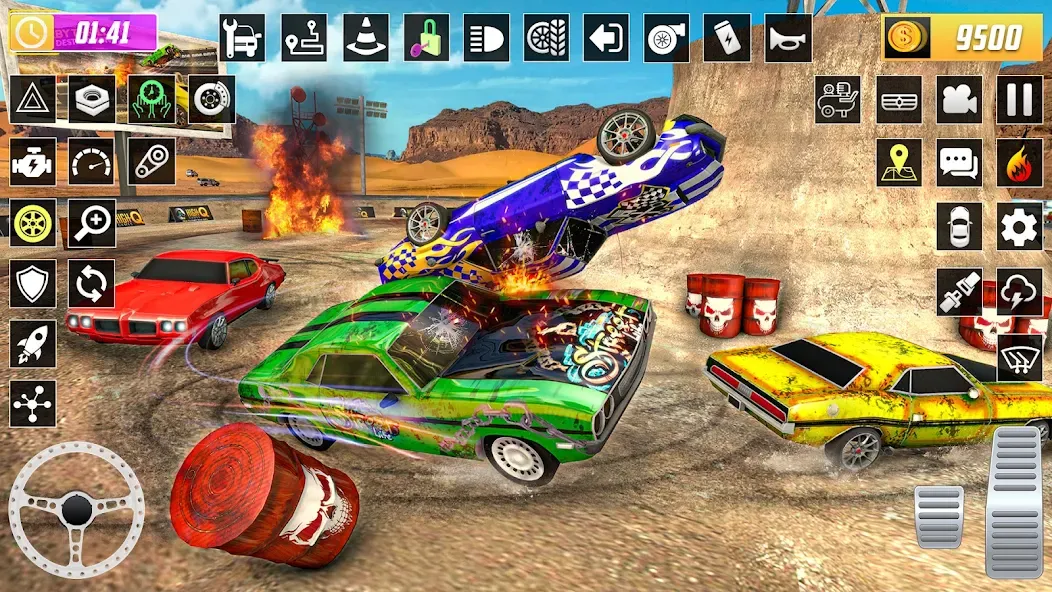 Скачать X Demolition Derby : Car Games мод — Безлимитные деньги и открыты все машины — скриншот 2 Скачать X Demolition Derby : Car Games мод — Безлимитные деньги и открыты все машины — скриншот 2