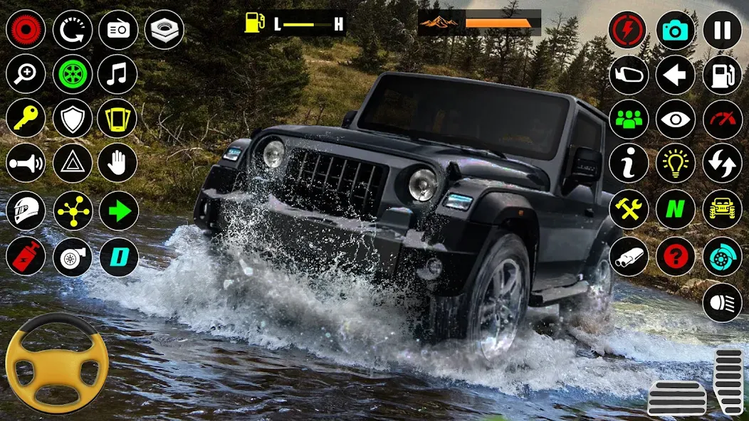 Offroad SUV: 4x4 Driving Game. (Мод: Безлимитные деньги и открыты все уровни) — скачать на Андроид — скриншот 1 Offroad SUV: 4x4 Driving Game. (Мод: Безлимитные деньги и открыты все уровни) — скачать на Андроид — скриншот 1