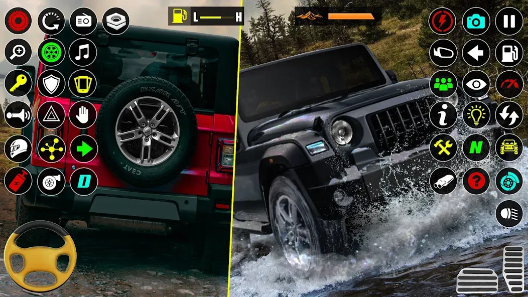 Offroad SUV: 4x4 Driving Game. (Мод: Безлимитные деньги и открыты все уровни) — скачать на Андроид — скриншот 5 Offroad SUV: 4x4 Driving Game. (Мод: Безлимитные деньги и открыты все уровни) — скачать на Андроид — скриншот 5