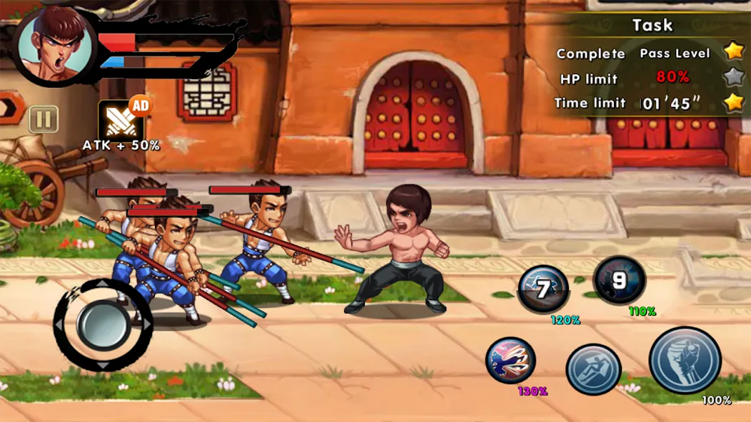Скачать Kung Fu Attack: Final Fight бесплатно — Безлимитные деньги и усиленный герой — скриншот 2 Скачать Kung Fu Attack: Final Fight бесплатно — Безлимитные деньги и усиленный герой — скриншот 2